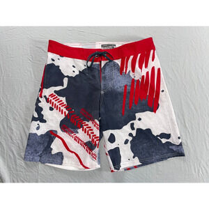 ROX Volleyball USA Made Board Style Beach Shorts. Men's Size 36, EUC!!